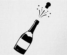 Image result for Popped Champagne Bottle SVG