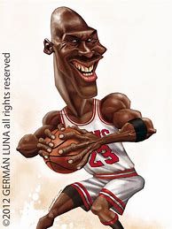 Image result for Michael Jordan Caricature