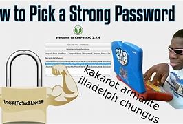 Image result for How to Pick Passwords