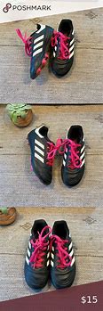 Image result for Black and Pink Adidas Soccer Cleats