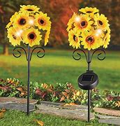 Image result for Solar Sunflower Decor