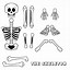 Image result for Free Printable Skeleton Cut Out