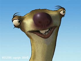 Image result for Sid the Sloth Side Profile