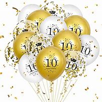 Image result for 10th Anniversary Balloons