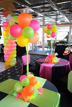 Image result for 80s Theme Party Balloon Decorations