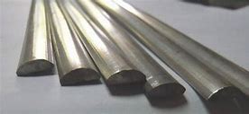 Image result for Stainless Steel Half Round Bar