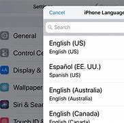 Image result for iPhone Language Settings