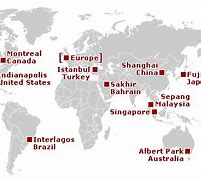 Image result for Formula 1 Locations