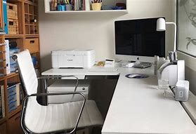Image result for Desk Setup with Printer