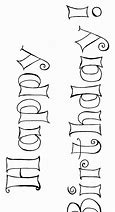 Image result for Happy Birthday Coloring Pages