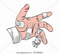 Image result for Injured Hand Cartoon