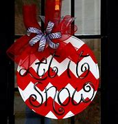 Image result for Christmas Door Hangers