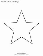 Image result for 5 Point Star Template