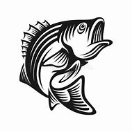 Image result for Cool Silhouette Bass Fishing Logos