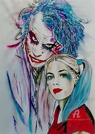 Image result for Pop Art Joker and Harley Quinn
