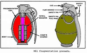 Image result for Fragmentation Grenade Diagram