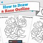 Image result for Closed Rose Outline Drawing
