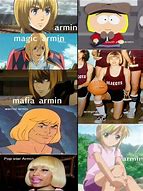 Image result for Aot Armin Memes