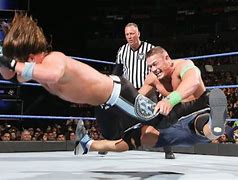 Image result for WWE John Cena vs AJ Styles