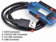 Image result for USB to SATA Y Cable