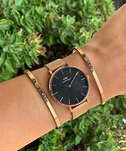 Image result for Rose Gold Watch with Leather Band