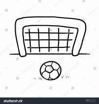 Image result for Soccer Goal Clip Art Black and White