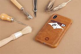 Image result for Leather Custom iPhone X Case