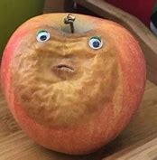 Image result for Apple with Man Face Meme