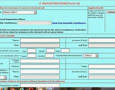 Image result for Voter ID Card Form