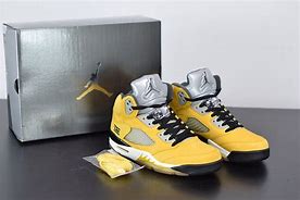 Image result for Jordan 5 Retro Yellow