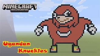Image result for Ugandan Knuckles Minecraft