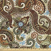 Image result for Vintage Paisley Fabric