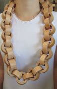 Image result for Wooden Chain Necklace From
