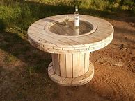 Image result for Art Wooden Cable Spools