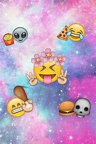 Image result for Smiley-Face Emoji with Galaxy