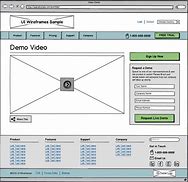Image result for Visio Web Wireframe Template