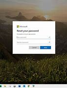 Image result for Microsoft Password Reset Screen