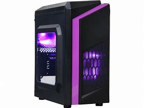 Image result for Purple PC Case Hinged Glass Door