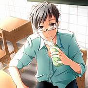Image result for Little Anime Boy with Glasses