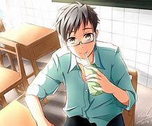 Image result for Anime Boy 1080X1080 Glasses