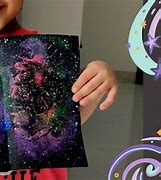 Image result for Galaxy Painting for Kids