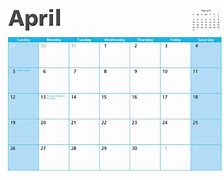 Image result for April Calendar Printable