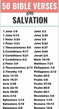 Image result for Bible Verses About Salvation