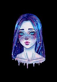 Image result for Anime Girl Galaxy Fan Art
