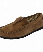 Image result for Men's Moccasin Style Slippers
