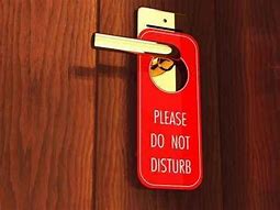 Image result for Do Not Disturb Card