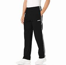 Image result for Black Adidas Pants with White Stripes