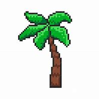Image result for Pixelated Palm Tree