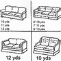 Image result for Yardage Chart for Furniture