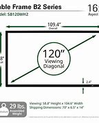 Image result for 120 Inch Diagonal Screen Dimensions